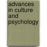 Advances In Culture And Psychology door Ying-Yi Hong