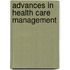 Advances In Health Care Management