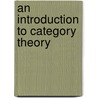 An Introduction To Category Theory by Harold Simmons