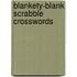 Blankety-Blank Scrabble Crosswords