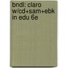 Bndl: Claro W/Cd+Sam+Ebk In Edu 6e door Caycedo