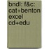 Bndl: F&C: Cat+Benton Excel Cd+Edu