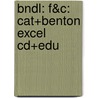 Bndl: F&C: Cat+Benton Excel Cd+Edu door Crauder