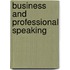 Business and Professional Speaking