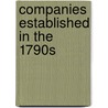 Companies Established in the 1790s door Source Wikipedia