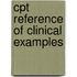 Cpt Reference Of Clinical Examples