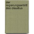 Der Regierungsantritt Des Claudius