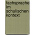 Fachsprache Im Schulischen Kontext