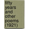 Fifty Years and Other Poems (1921) door James Weldon Johnson