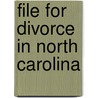 File For Divorce In North Carolina door Jacqueline Stanley