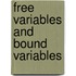 Free Variables And Bound Variables