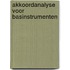 Akkoordanalyse voor basinstrumenten