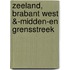 Zeeland, Brabant West &-Midden-en grensstreek