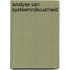 Analyse van systeemrobuustheid