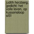 Judith Herzberg, gedicht: Het volle leven, op kussensloop SL51