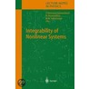 Integrability Of Nonlinear Systems by Yvette Kosmann-Schwarzbach