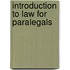 Introduction to Law for Paralegals