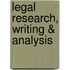 Legal Research, Writing & Analysis