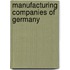 Manufacturing Companies of Germany