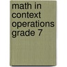 Math in Context Operations Grade 7 door Encycbrita