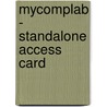 Mycomplab - Standalone Access Card door Prentice Hall Ptr