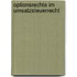 Optionsrechte Im Umsatzsteuerrecht