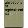 Philosophy of Agricultural Science door Osamu Soda
