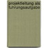 Projektleitung Als Fuhrungsaufgabe