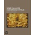 Some Fallacies Concerning Syphilis