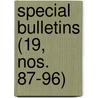 Special Bulletins (19, Nos. 87-96) door New York Dept of Labor