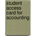 Student Access Card For Accounting