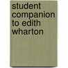 Student Companion To Edith Wharton door Pennell