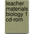 Teacher Materials Biology 1 Cd-rom
