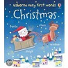 Usborne Very First Words Christmas door Rosalinde Bonnet