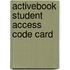 Activebook Student Access Code Card