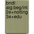 Bndl: Alg:Beg/Int 2e+Nolting 3e+Edu