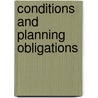 Conditions And Planning Obligations door Richard Langham