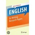 English For Writing Research Papers