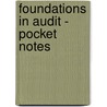 Foundations In Audit - Pocket Notes door Kaplan Publishing