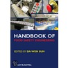 Handbook Of Food Safety Engineering door Da-Wen Sun