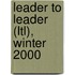 Leader to Leader (Ltl), Winter 2000