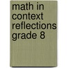 Math in Context Reflections Grade 8 by Freudentha