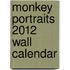 Monkey Portraits 2012 Wall Calendar