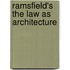 Ramsfield's the Law as Architecture