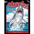 Sharks! Stained Glass Coloring Book
