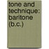 Tone And Technique: Baritone (B.C.)