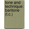 Tone And Technique: Baritone (T.C.) door James Ployhar