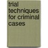 Trial Techniques For Criminal Cases