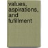 Values, Aspirations, And Fufillment