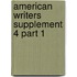 American Writers Supplement 4 Part 1